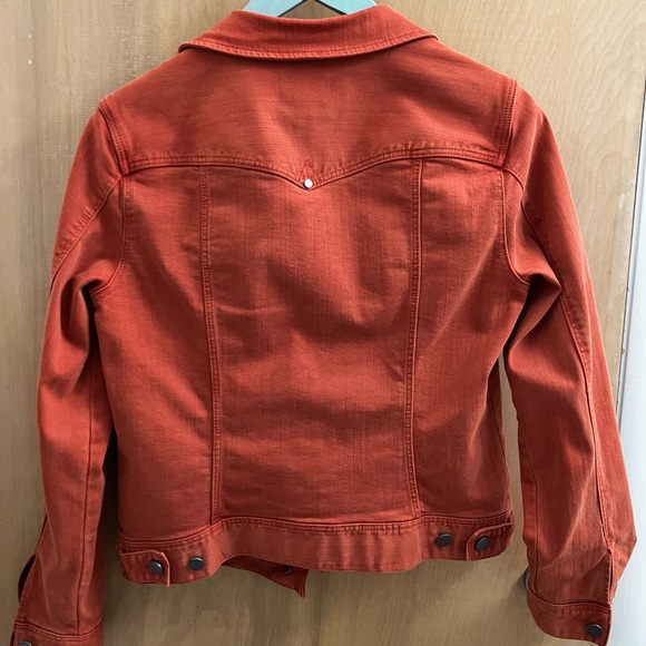 Liverpool Orange/Rust Denim Jacket - Picture 2 of 3